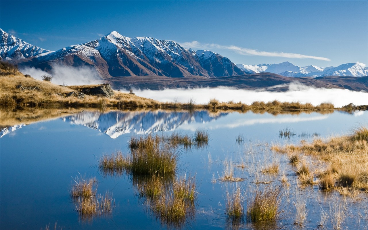 fondos de escritorio de un pintoresco paisaje de Nueva Zelanda #1 - 1280x800