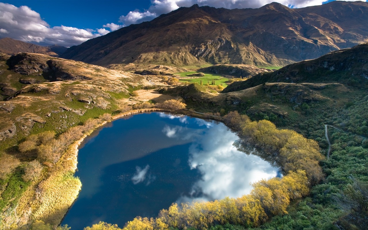 fondos de escritorio de un pintoresco paisaje de Nueva Zelanda #12 - 1280x800