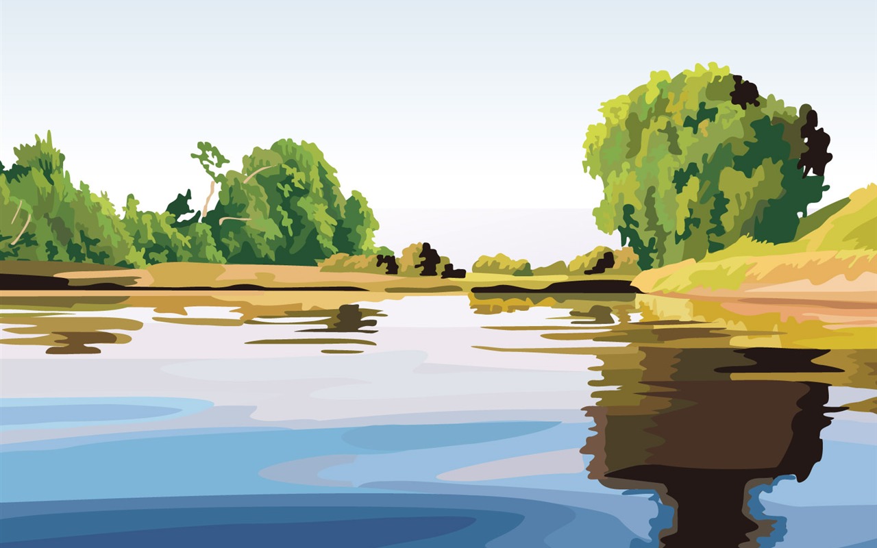 Fonds d'écran paysages Vector (1) #18 - 1280x800