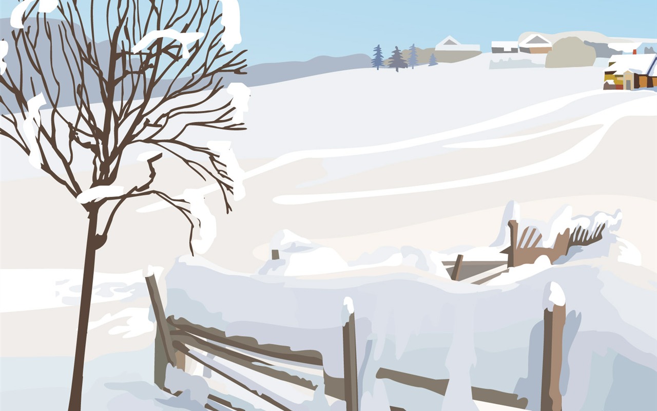 Vector Scenery Bilder (2) #13 - 1280x800