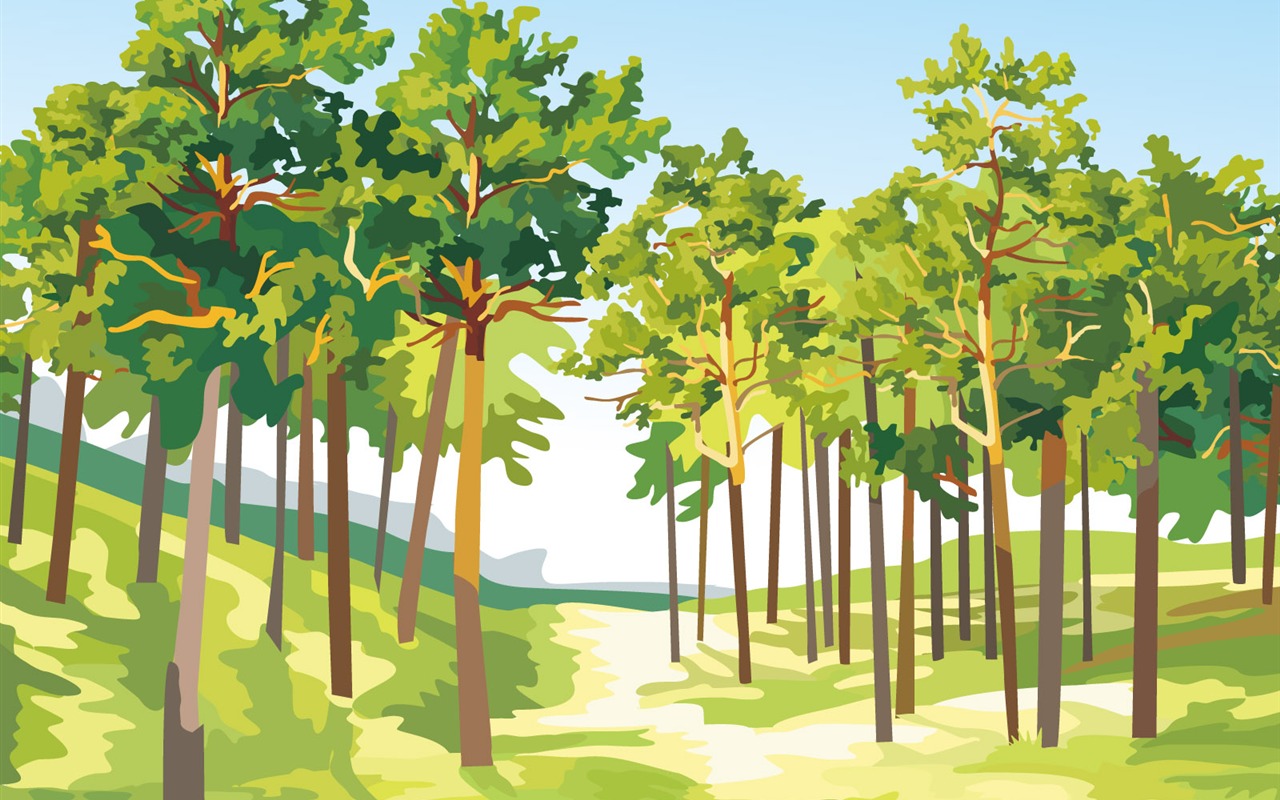 Vector Scenery Wallpapers (2) #18 - 1280x800