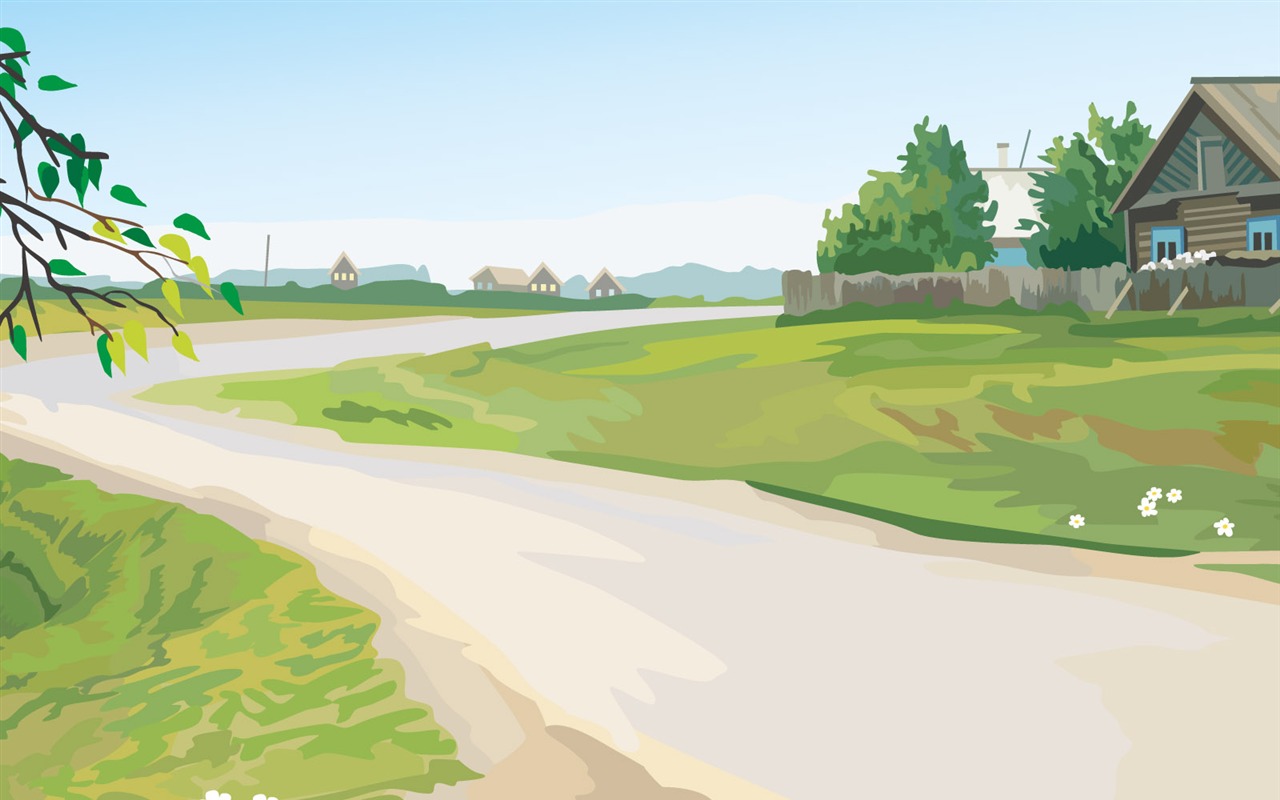 Fonds d'écran paysages Vector (3) #3 - 1280x800