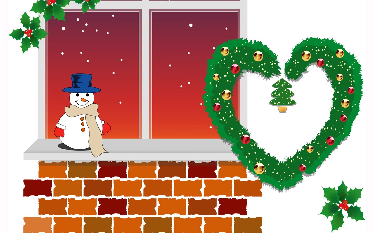 Vector Christmas wallpapers (1) #20 - 1280x800