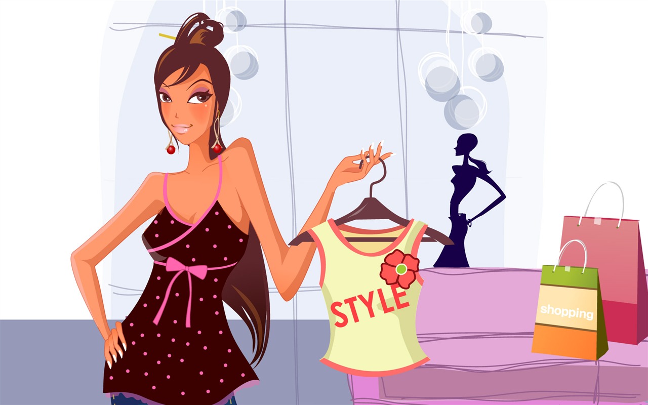 Fashion Shopping Frauen Wallpaper (2) #11 - 1280x800