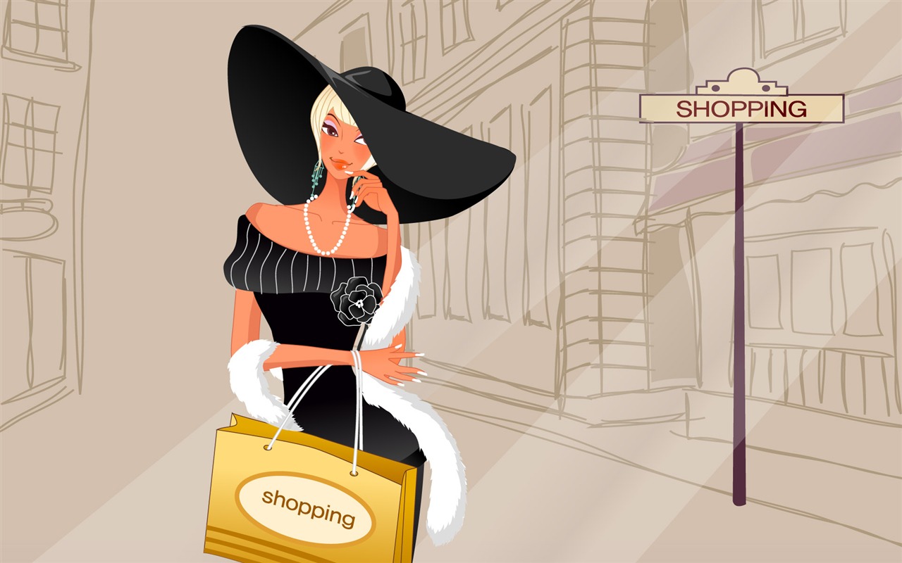 Fashion Shopping Frauen Wallpaper (2) #20 - 1280x800