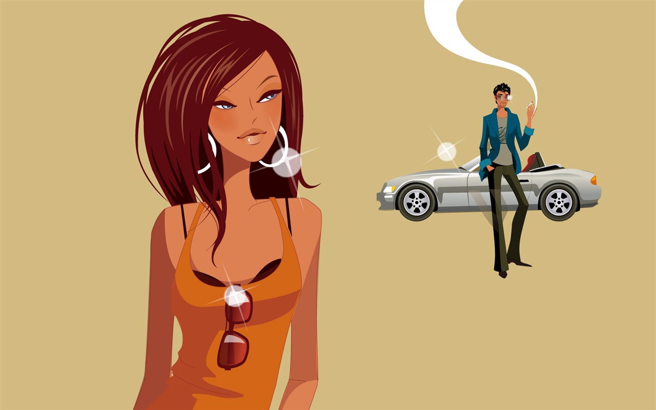 Vector Wallpaper leisure life (3) #5 - 1280x800