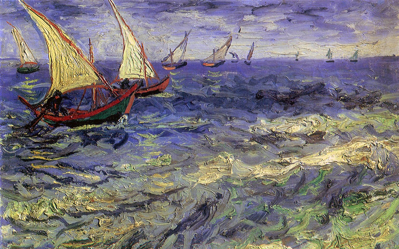Vincent Van Gogh papier peint peinture (1) #13 - 1280x800