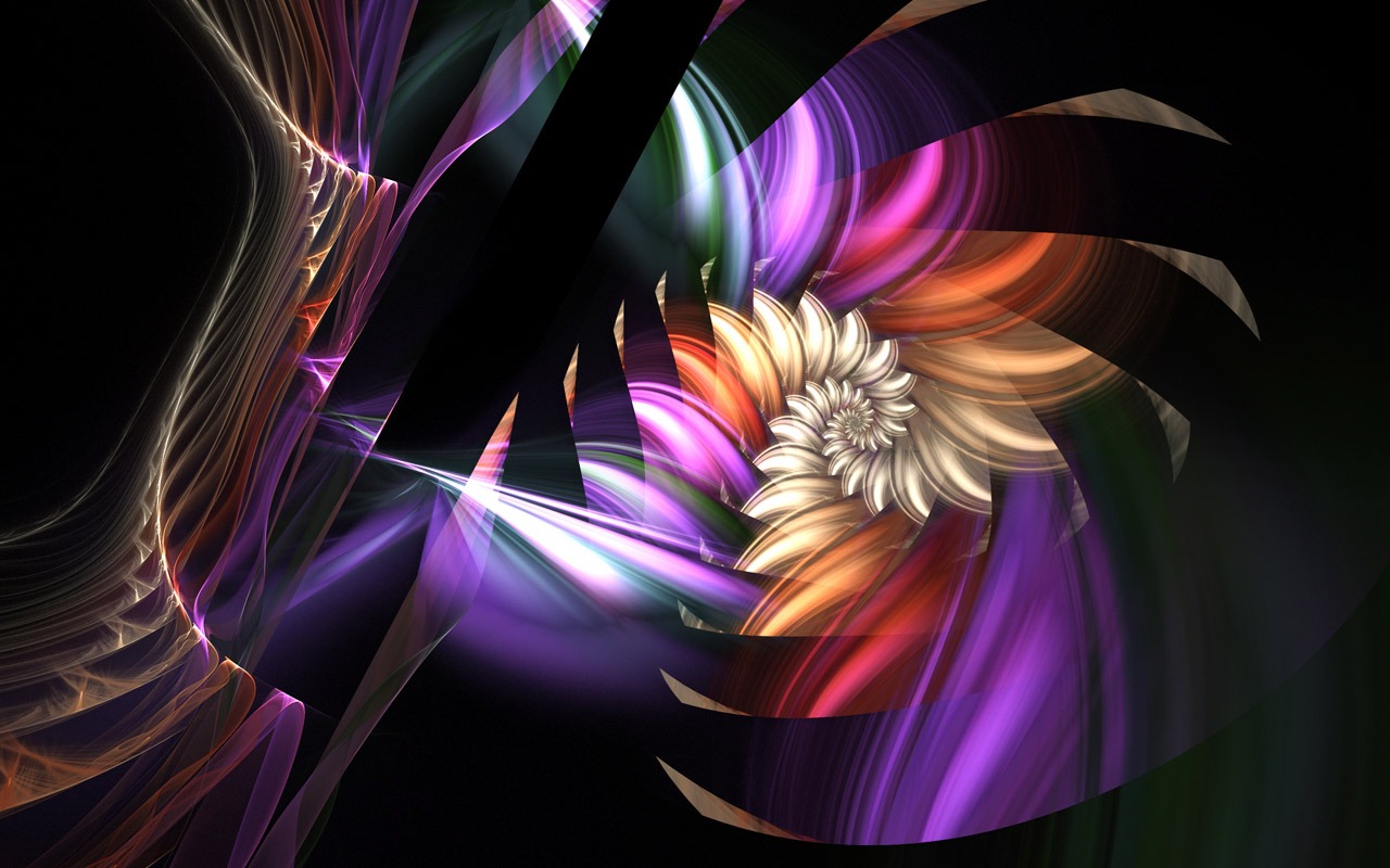 Sueño de papel tapiz de flores de diseño (2) #1 - 1280x800