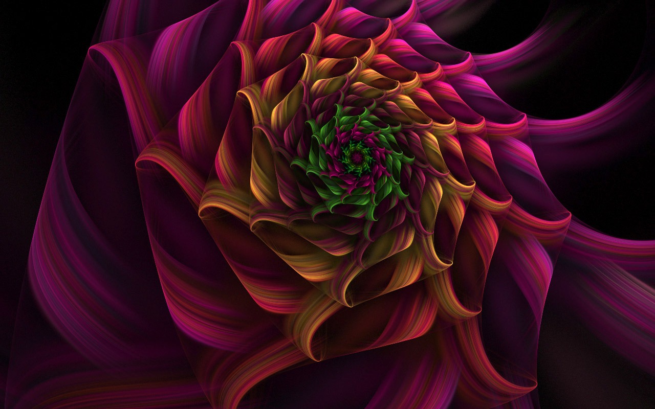 Sueño de papel tapiz de flores de diseño (2) #17 - 1280x800