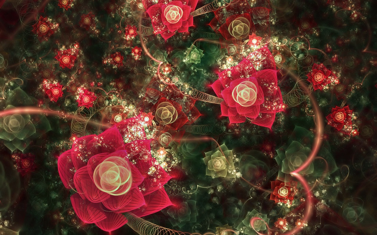 Dream flower design wallpaper (2) #19 - 1280x800