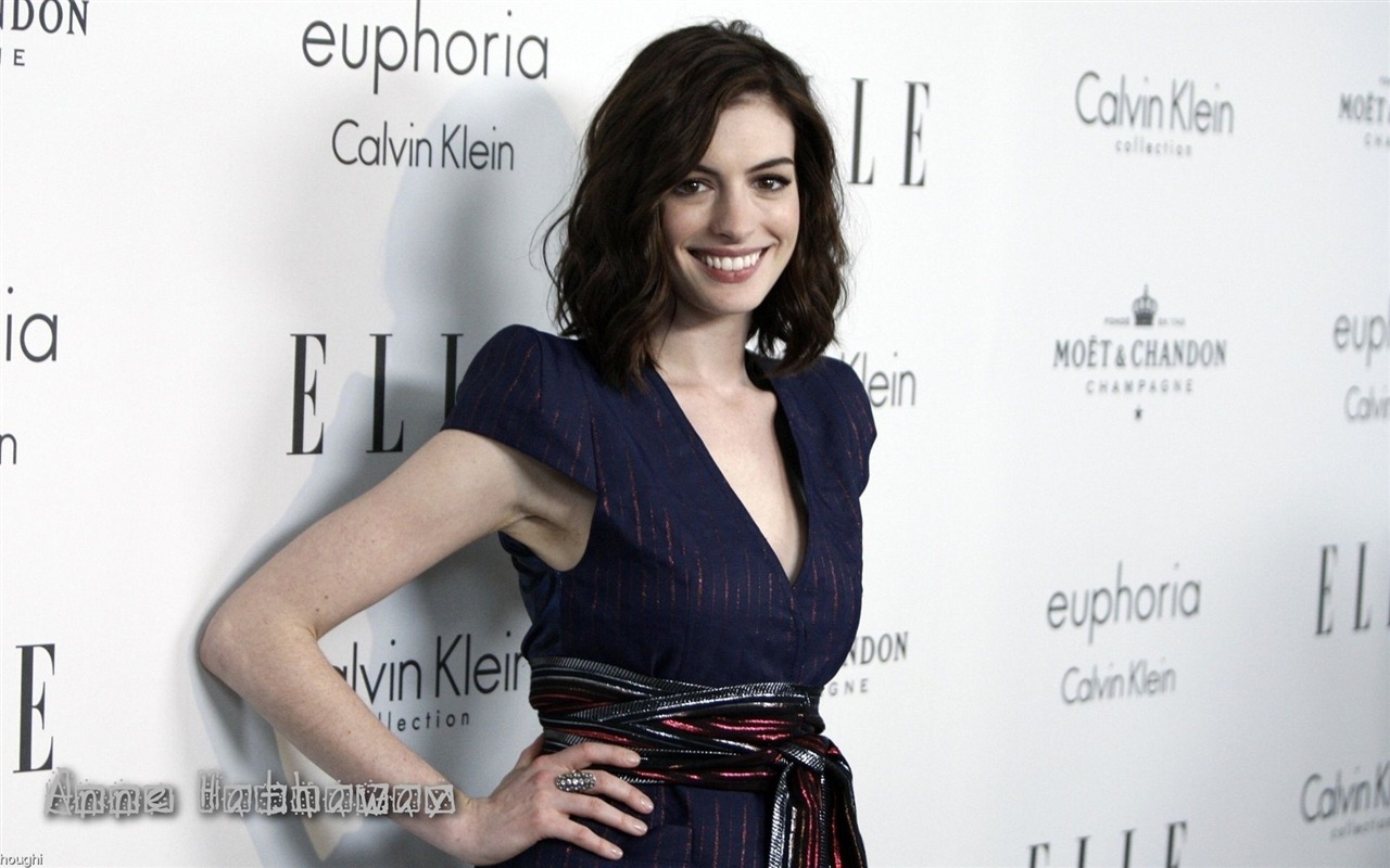 Anne Hathaway hermoso fondo de pantalla #6 - 1280x800