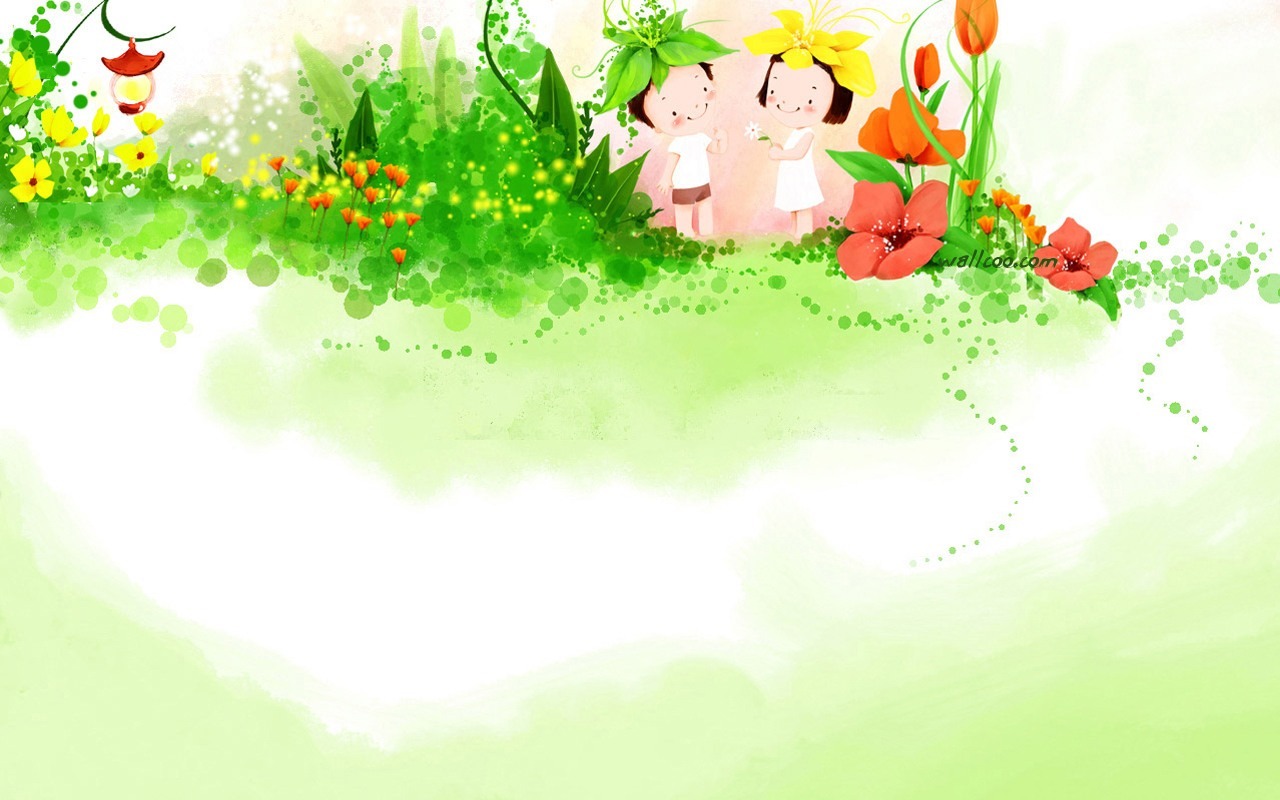 Webjong warm and sweet little couples illustrator #8 - 1280x800