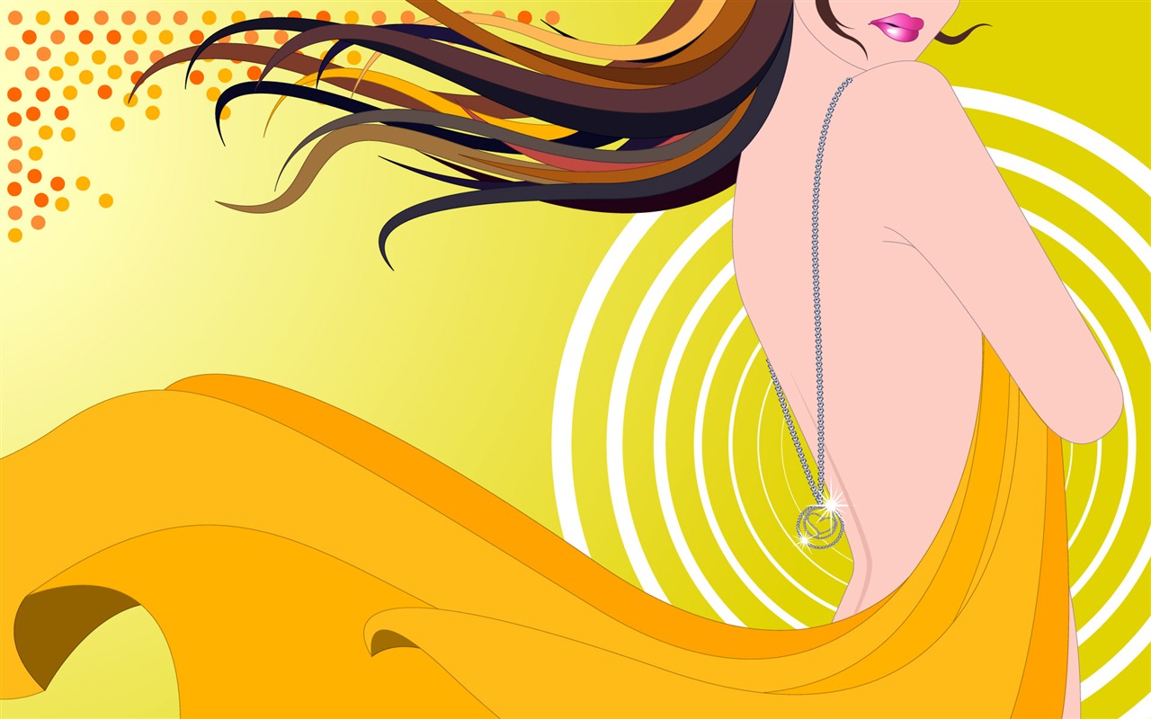 Vector Wallpaper femmes urbaines (2) #12 - 1280x800