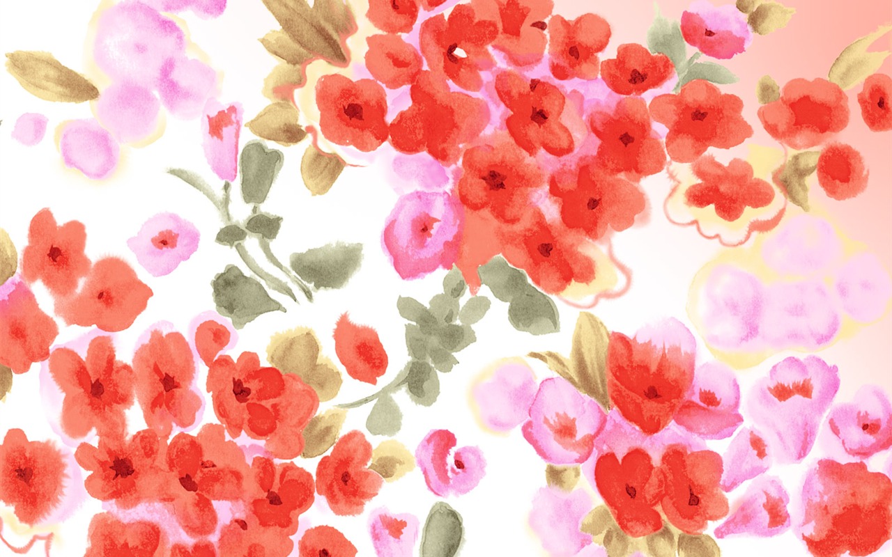 合成の花の壁紙(2) #5 - 1280x800