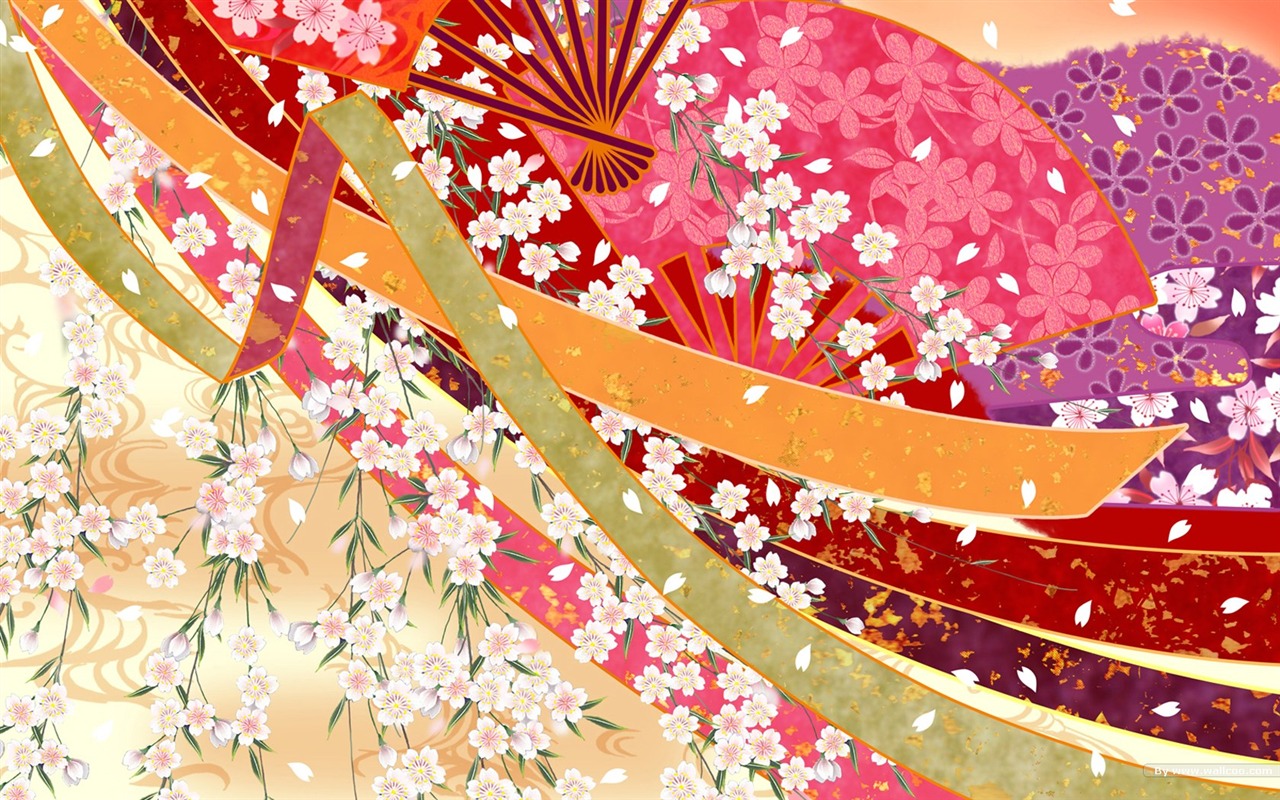 Япония стиль картины и цвет обои #12 - 1280x800