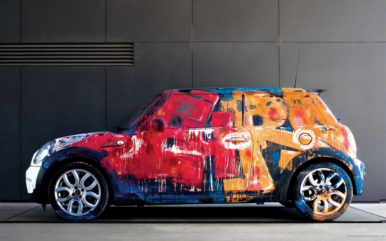 Personalisierte gemalten Tapeten Auto #1 - 1280x800