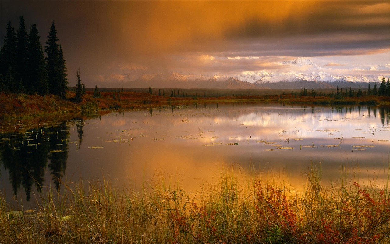 Fondos de escritorio de paisajes de Alaska (2) #5 - 1280x800
