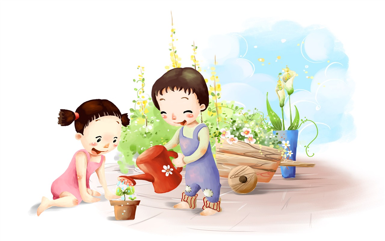 Widescreen wallpaper childhood dream (2) #8 - 1280x800