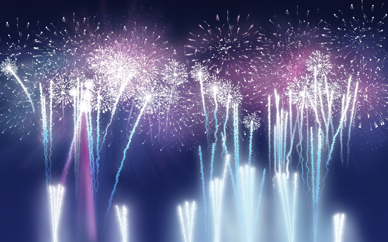 Colorful fireworks HD wallpaper #7 - 1280x800