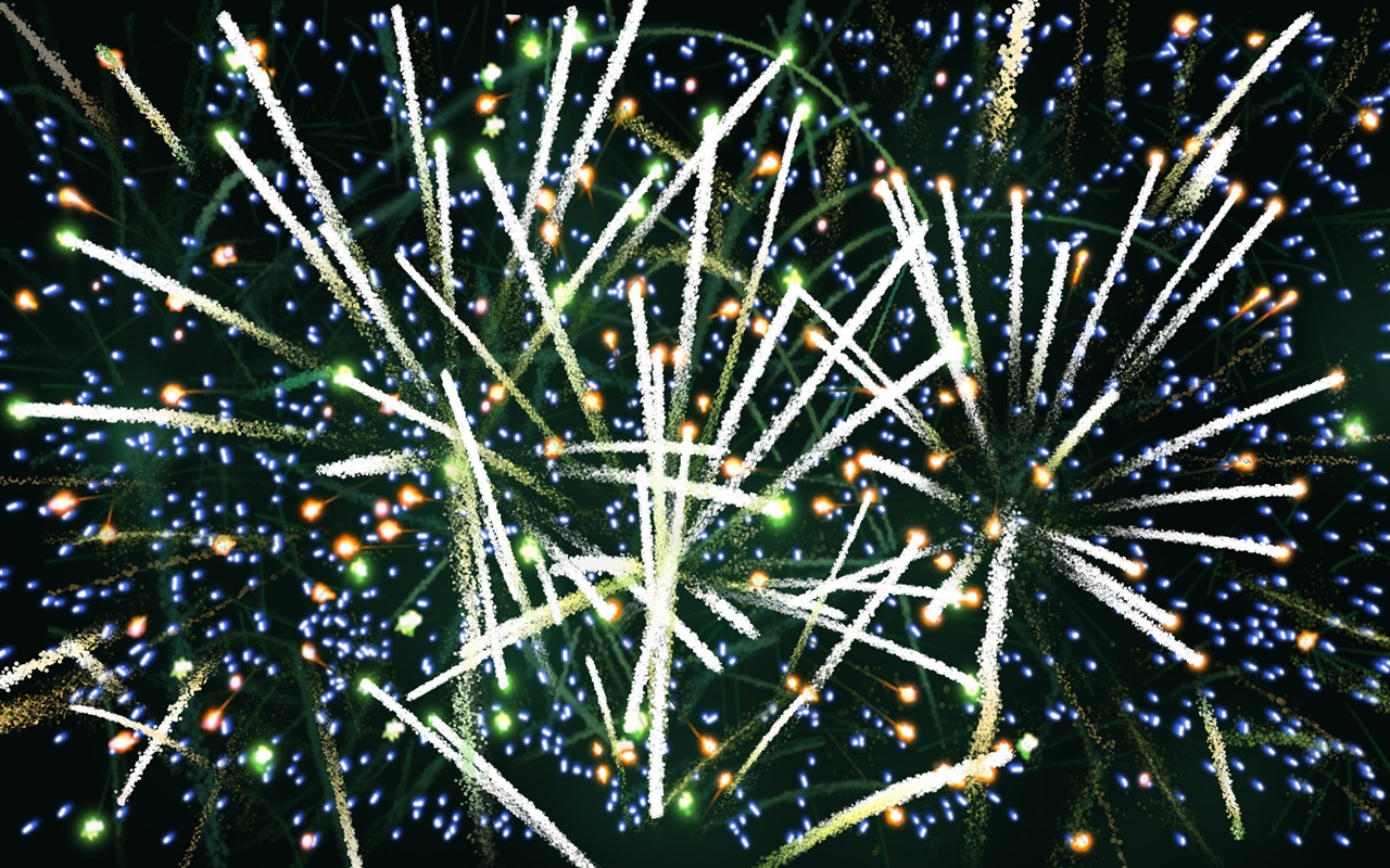 Colorful fireworks HD wallpaper #10 - 1280x800