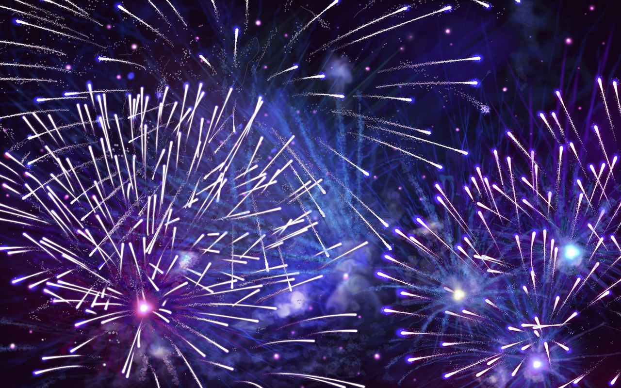 Colorful fireworks HD wallpaper #16 - 1280x800