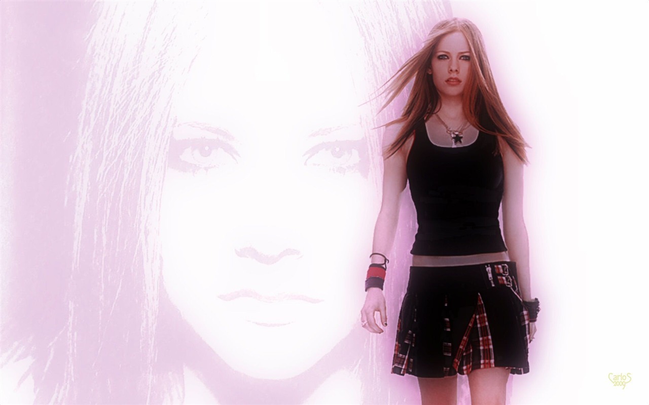 Avril Lavigne krásnou tapetu (2) #5 - 1280x800