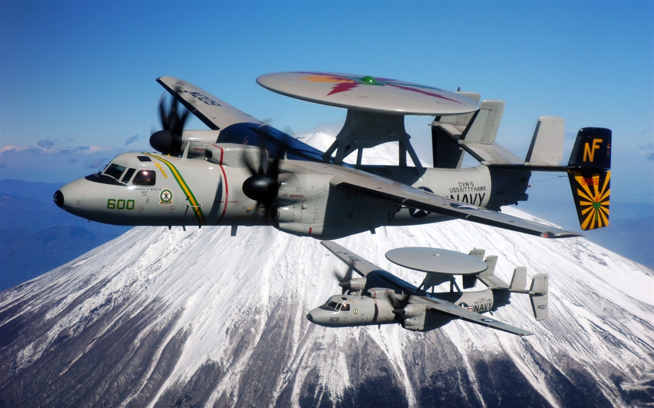 HD обои военных самолетов (6) #5 - 1280x800