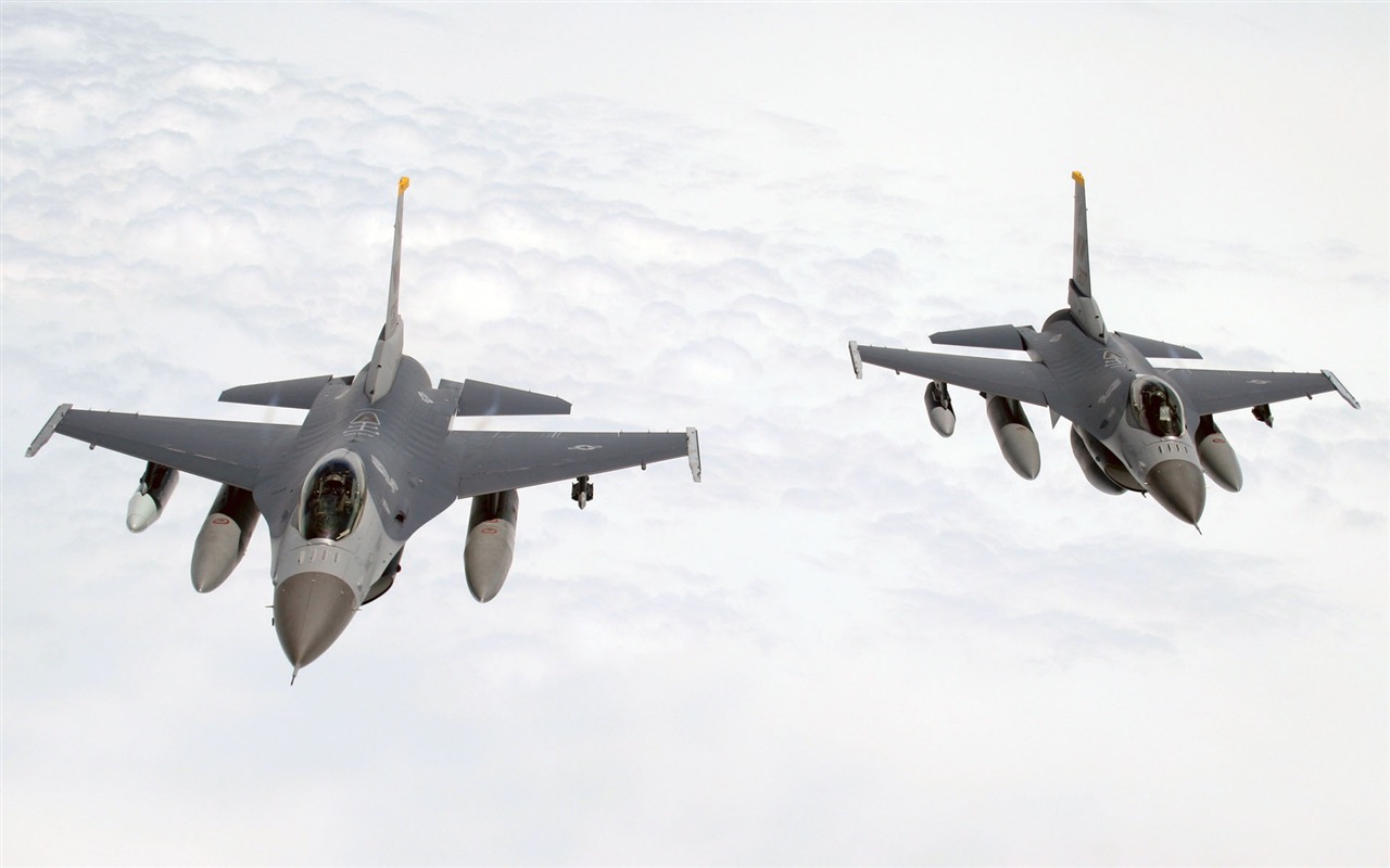 HD обои военных самолетов (6) #7 - 1280x800