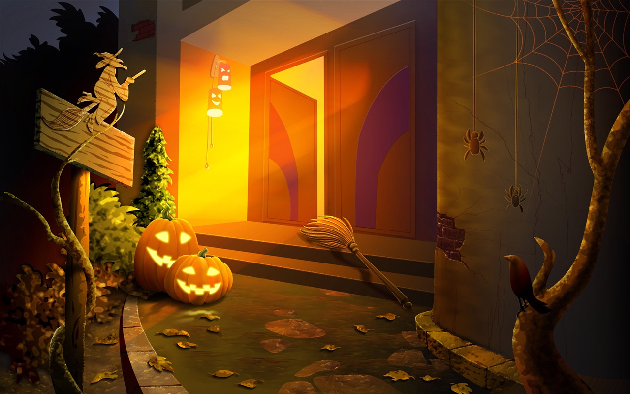 Halloween Téma Tapety na plochu (4) #8 - 1280x800