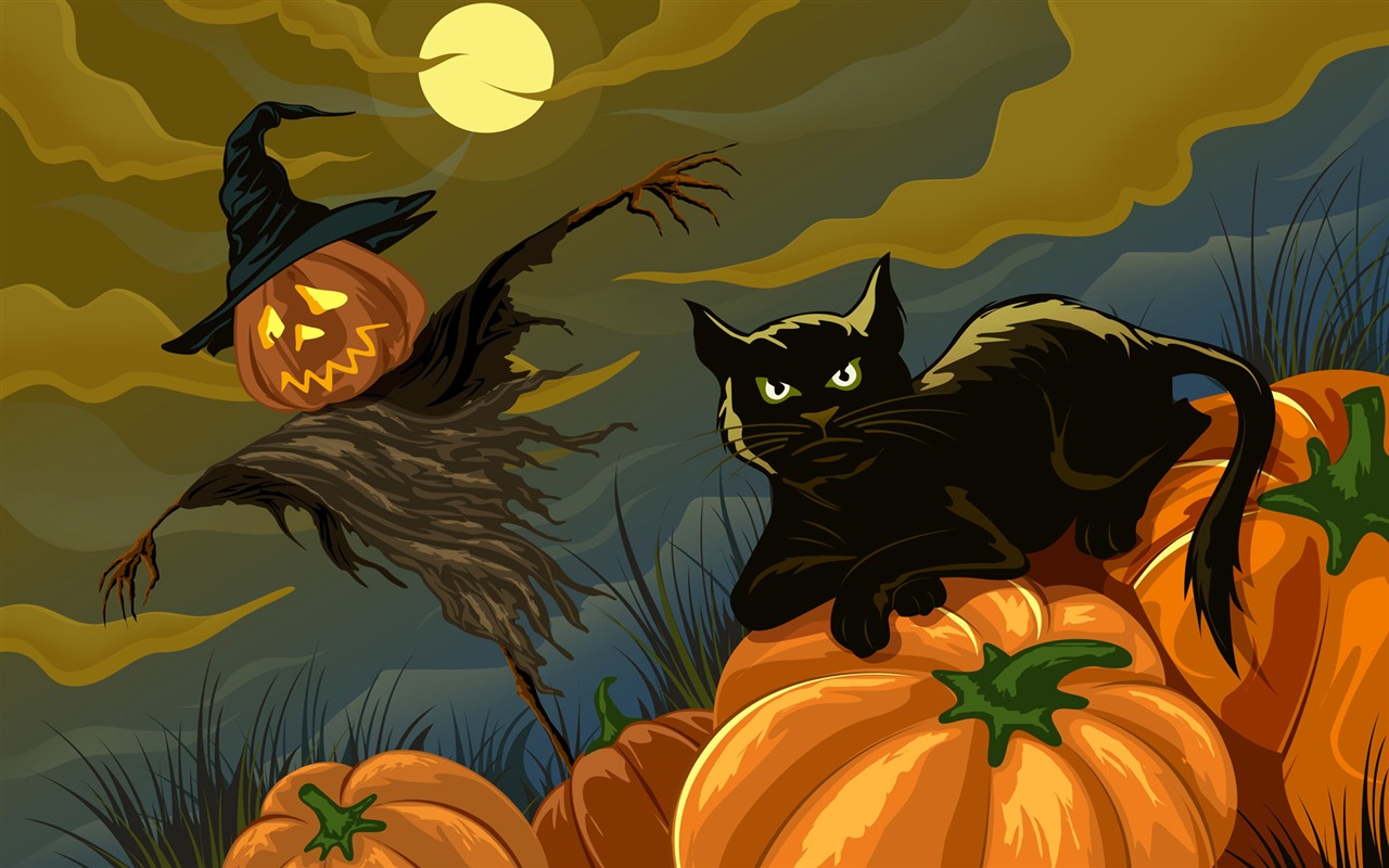 Halloween Téma Tapety na plochu (4) #15 - 1280x800