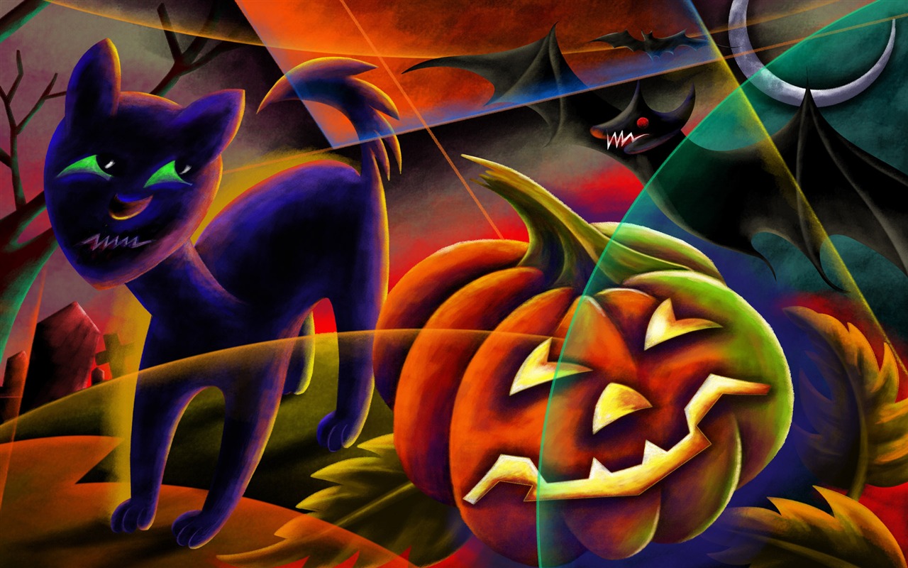 Halloween Téma Tapety na plochu (5) #12 - 1280x800