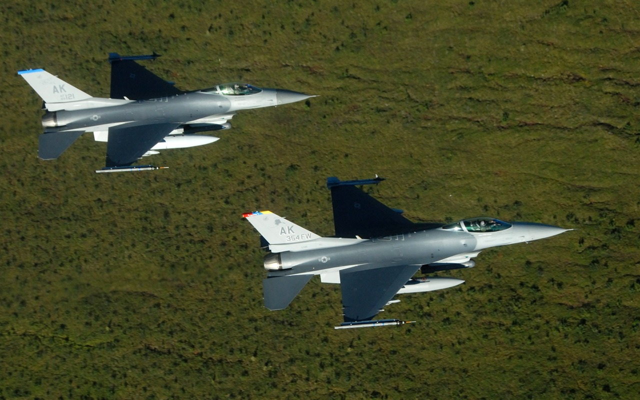 HD обои военных самолетов (9) #6 - 1280x800