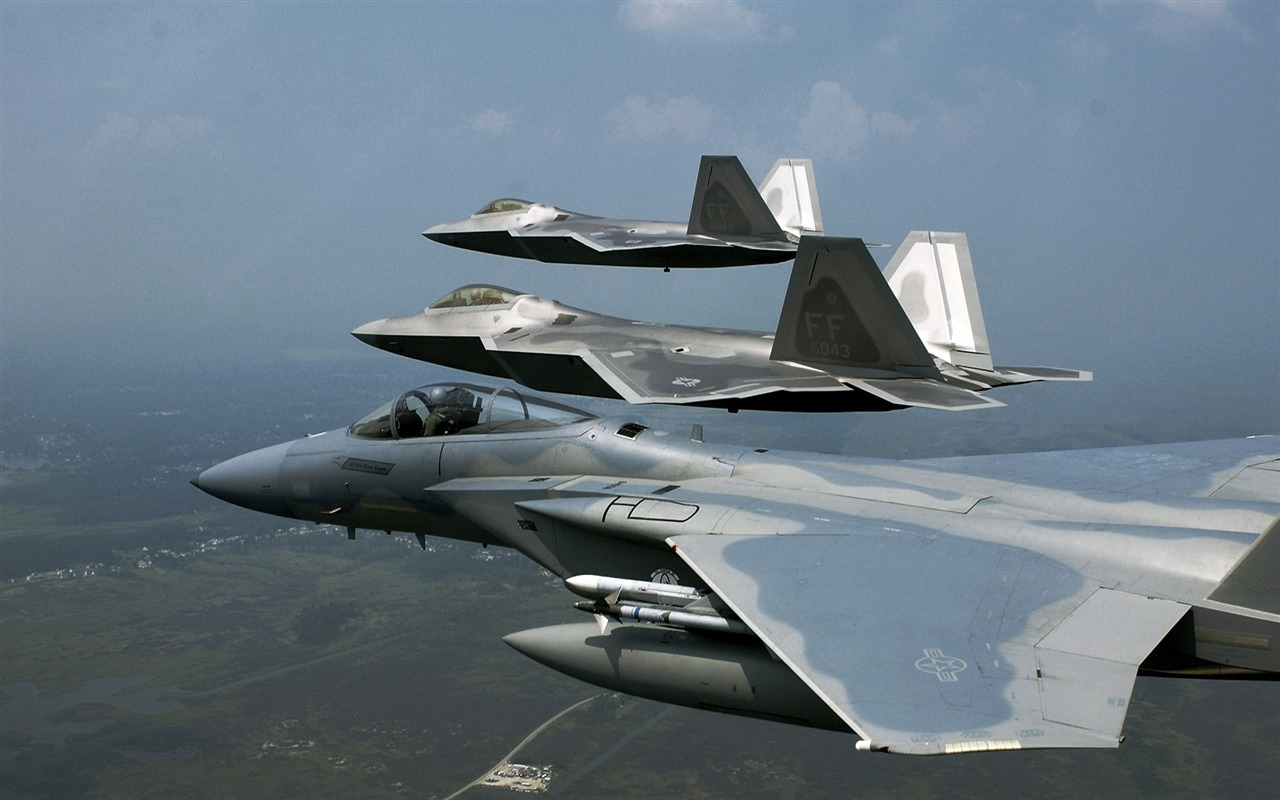 HD обои военных самолетов (9) #11 - 1280x800