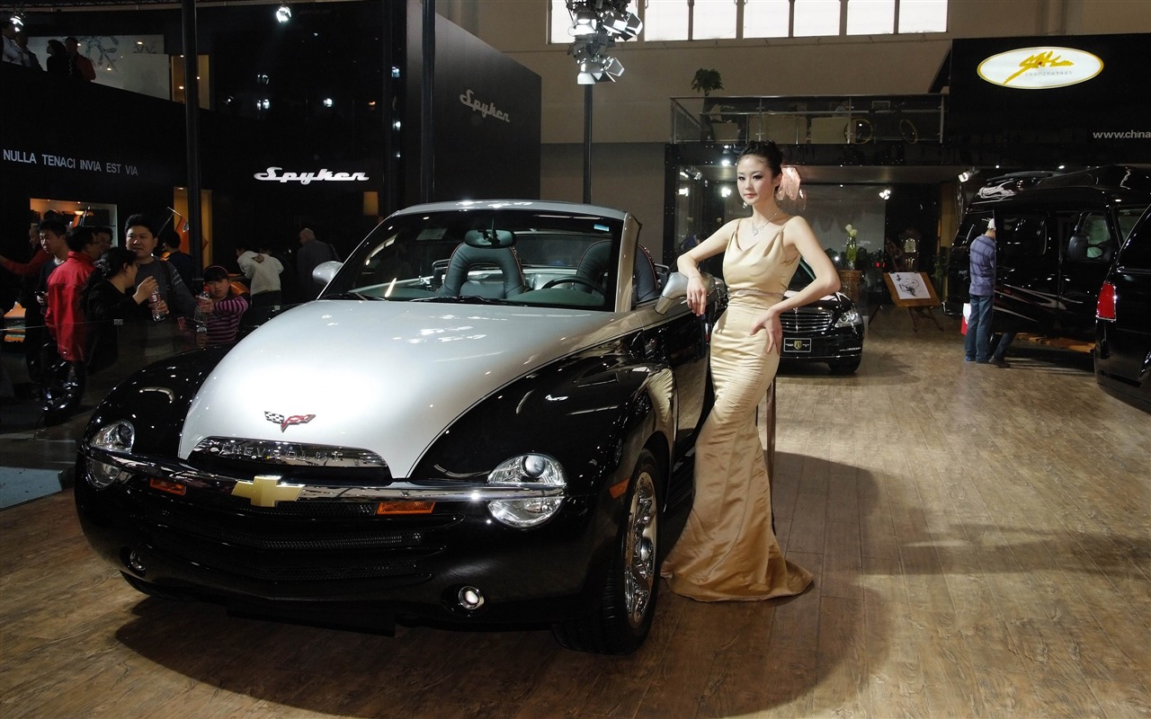 2010北京国際自動車ショー興チェの美しさ (鉄筋の作品) #15 - 1280x800