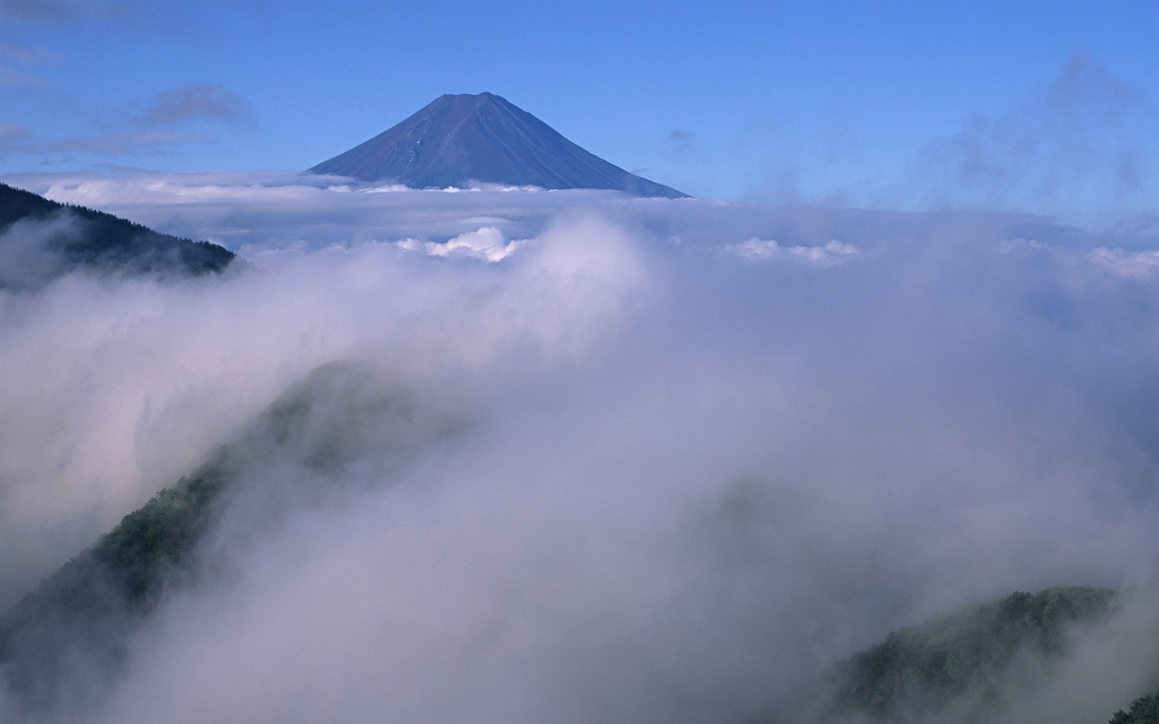 Гора Фудзи, Япония обои (1) #15 - 1280x800