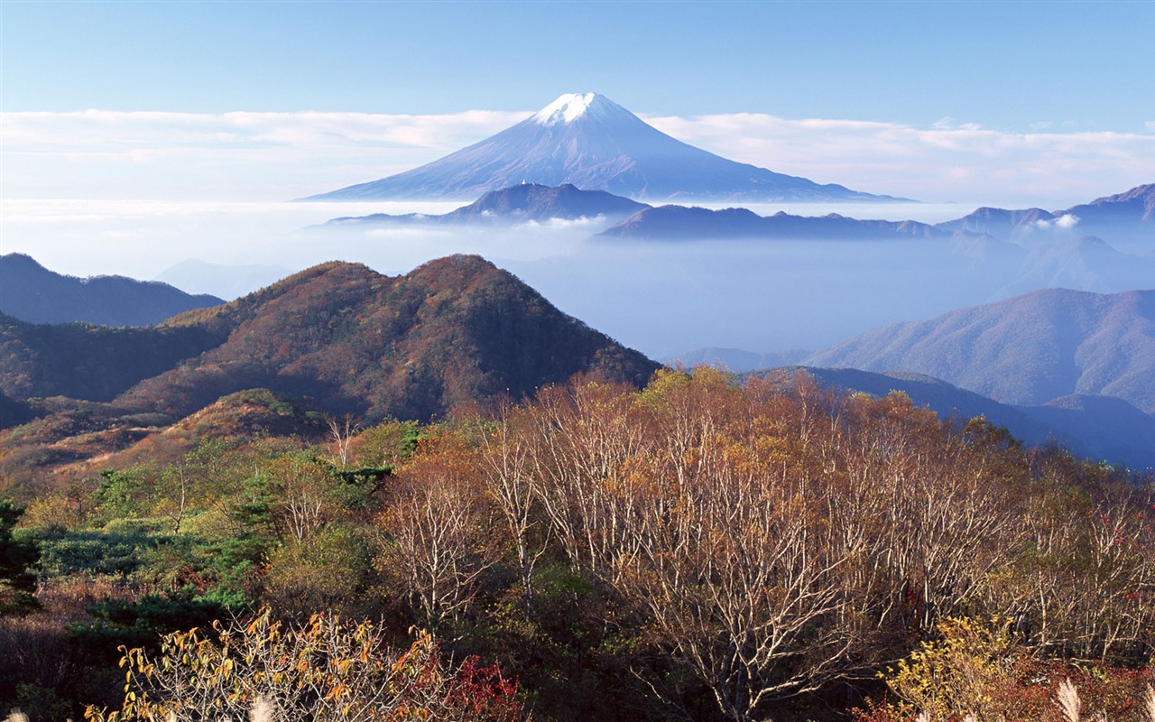Mount Fuji, Japonsko tapety (1) #17 - 1280x800