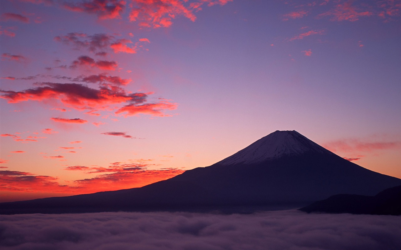 Гора Фудзи, Япония обои (2) #19 - 1280x800