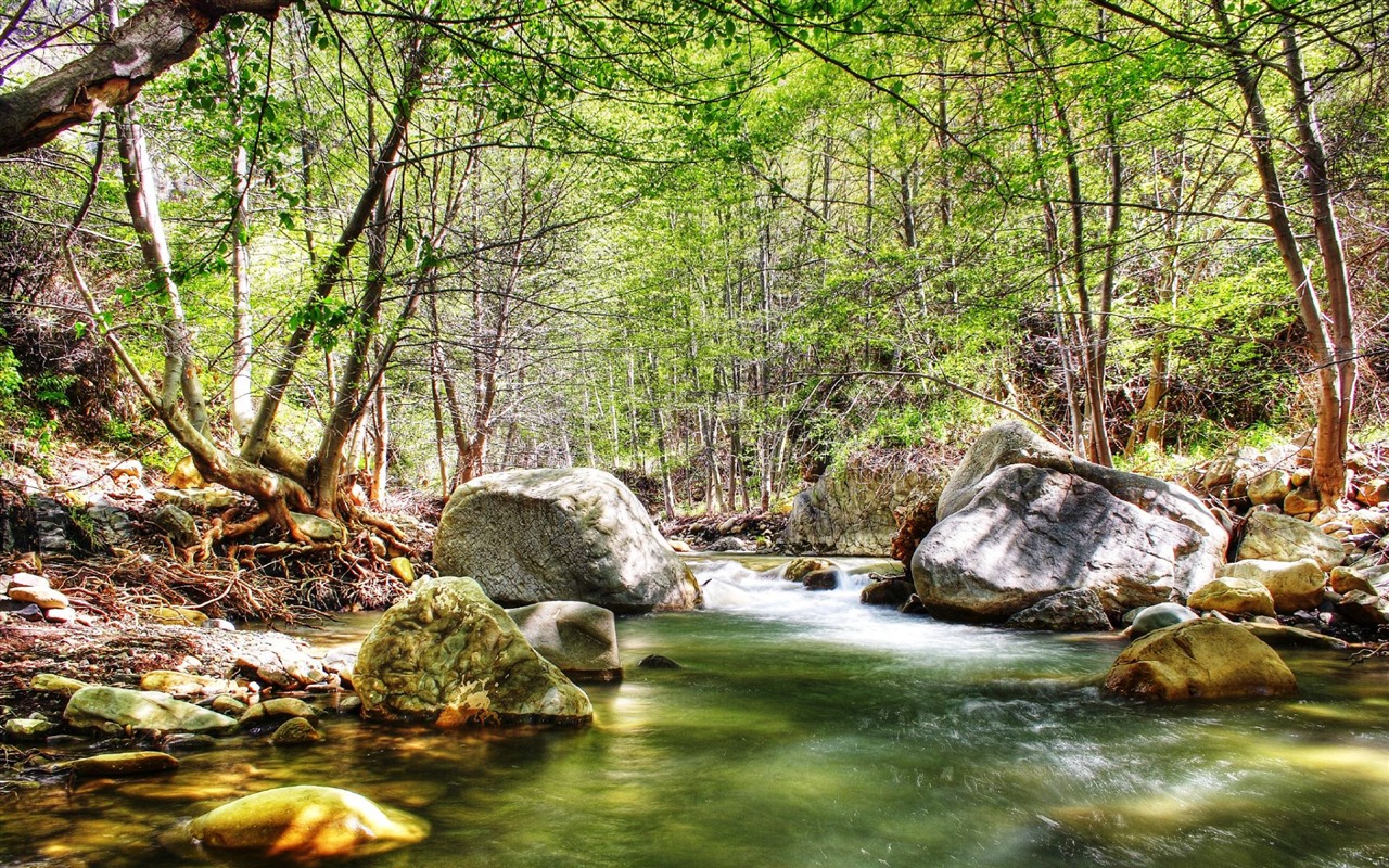 Wunderschön gerenderten Landschaften Wallpaper (4) #15 - 1280x800