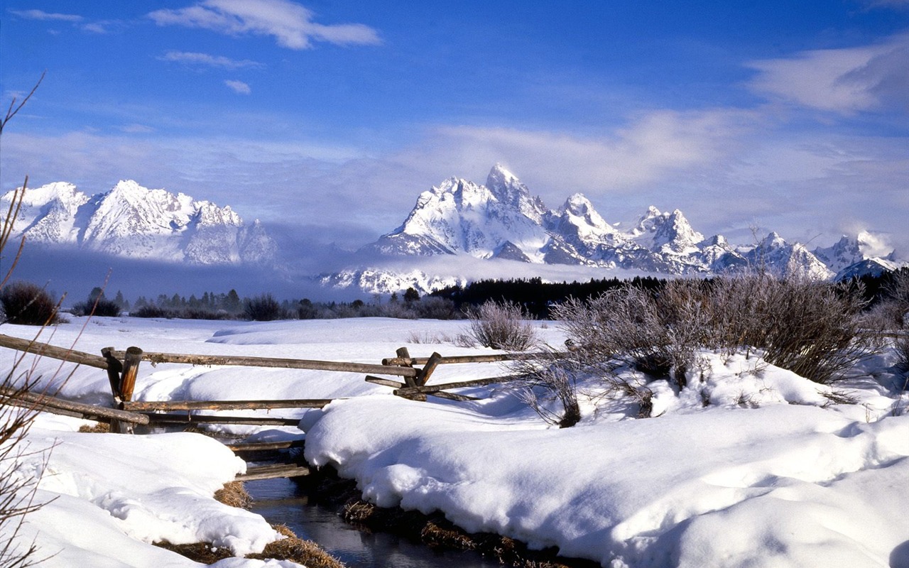 雪山雪景合集 壁紙(一) #1 - 1280x800