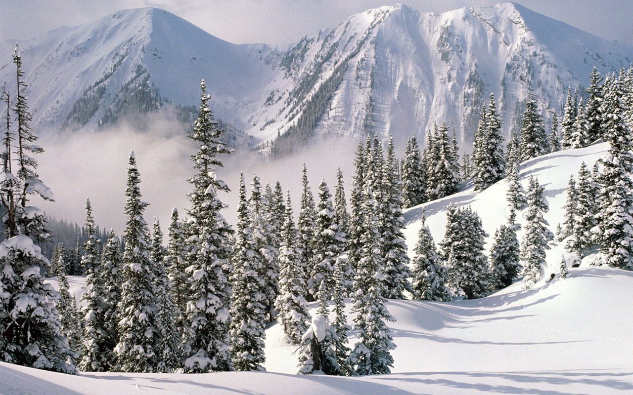 雪山雪景合集 壁纸(一)2 - 1280x800