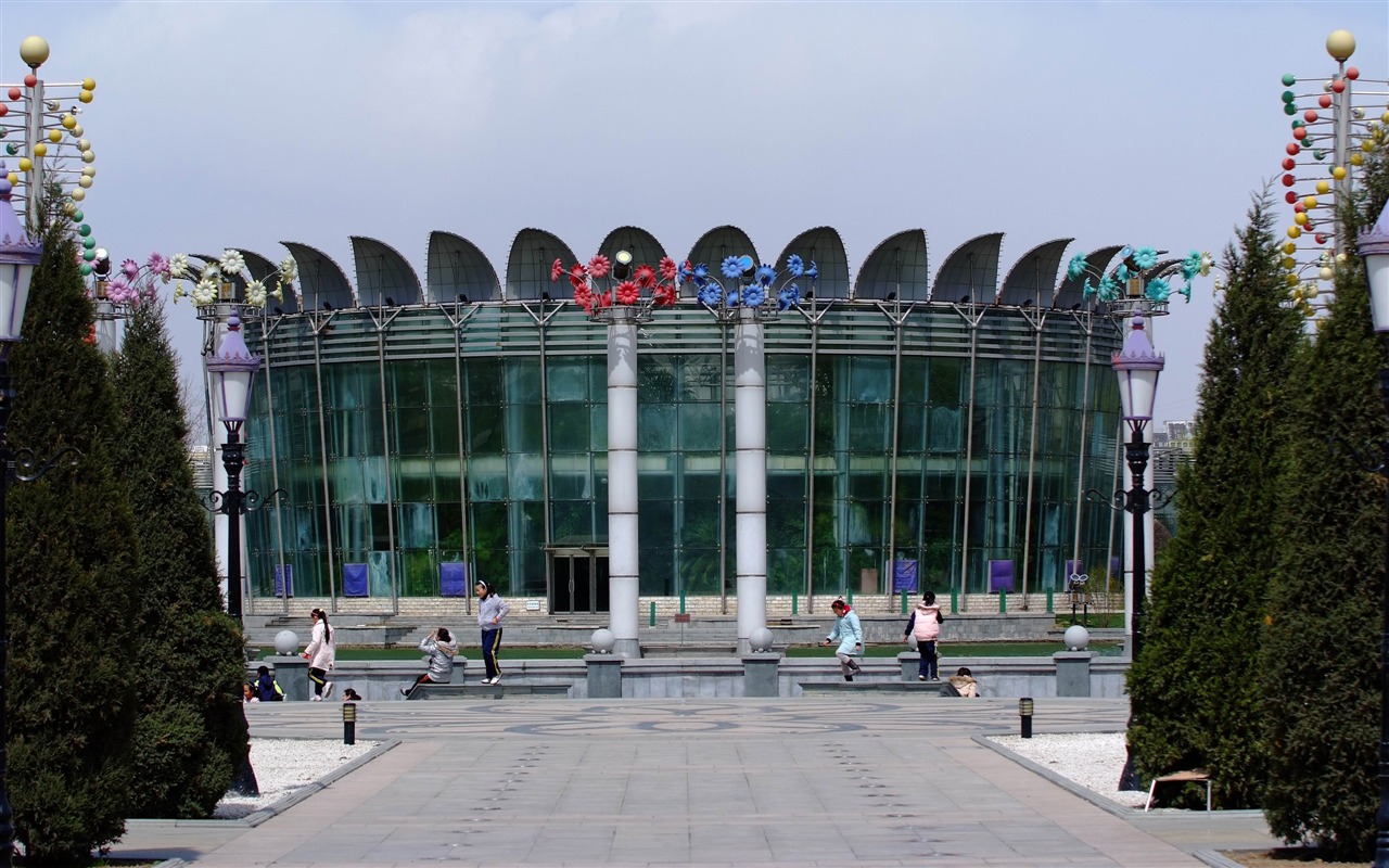 Beijing Grand View Garden Flowers with film (rebar works) #20 - 1280x800