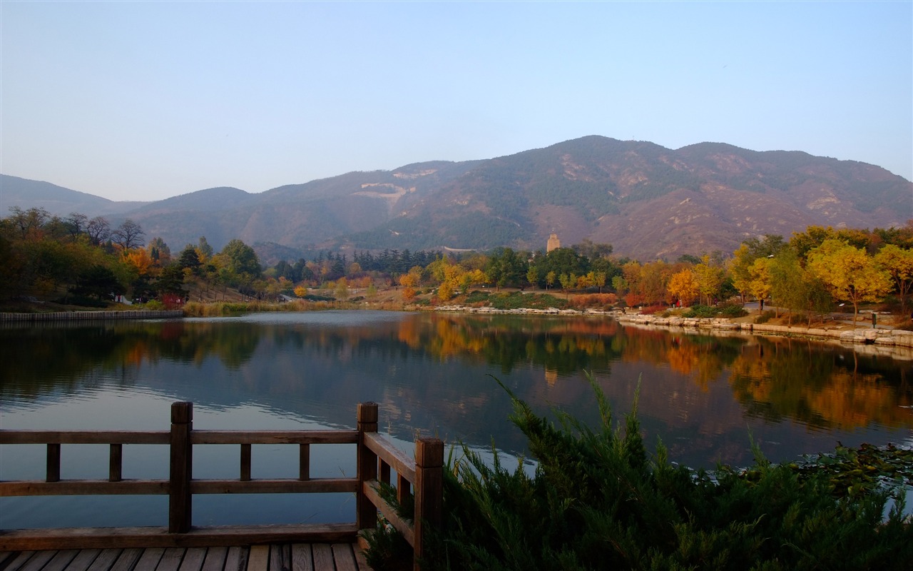 秋日的香山植物园 (螺纹钢作品)15 - 1280x800