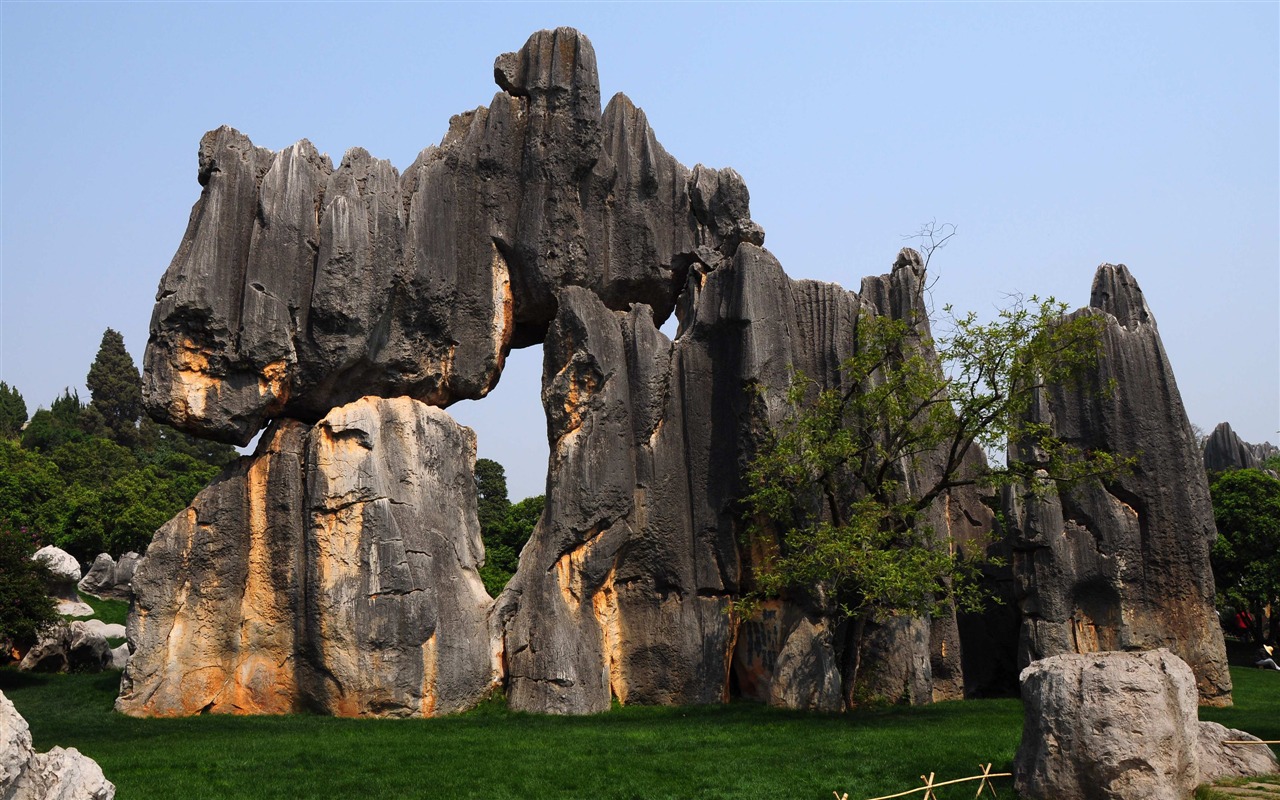 Bosque de Piedras de Yunnan en línea (1) (obras Khitan lobo) #1 - 1280x800