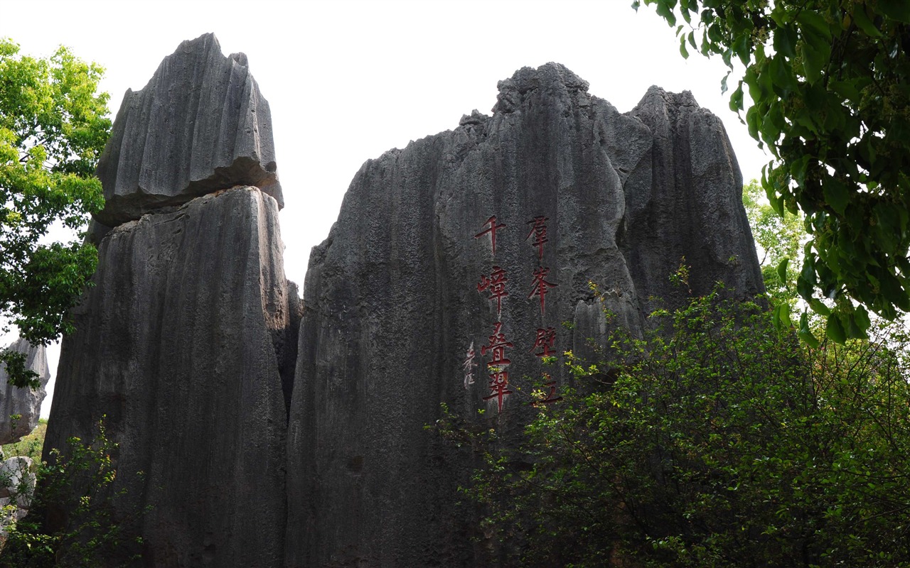 Forêt de pierre dans la ligne du Yunnan (2) (œuvres loup Khitan) #9 - 1280x800