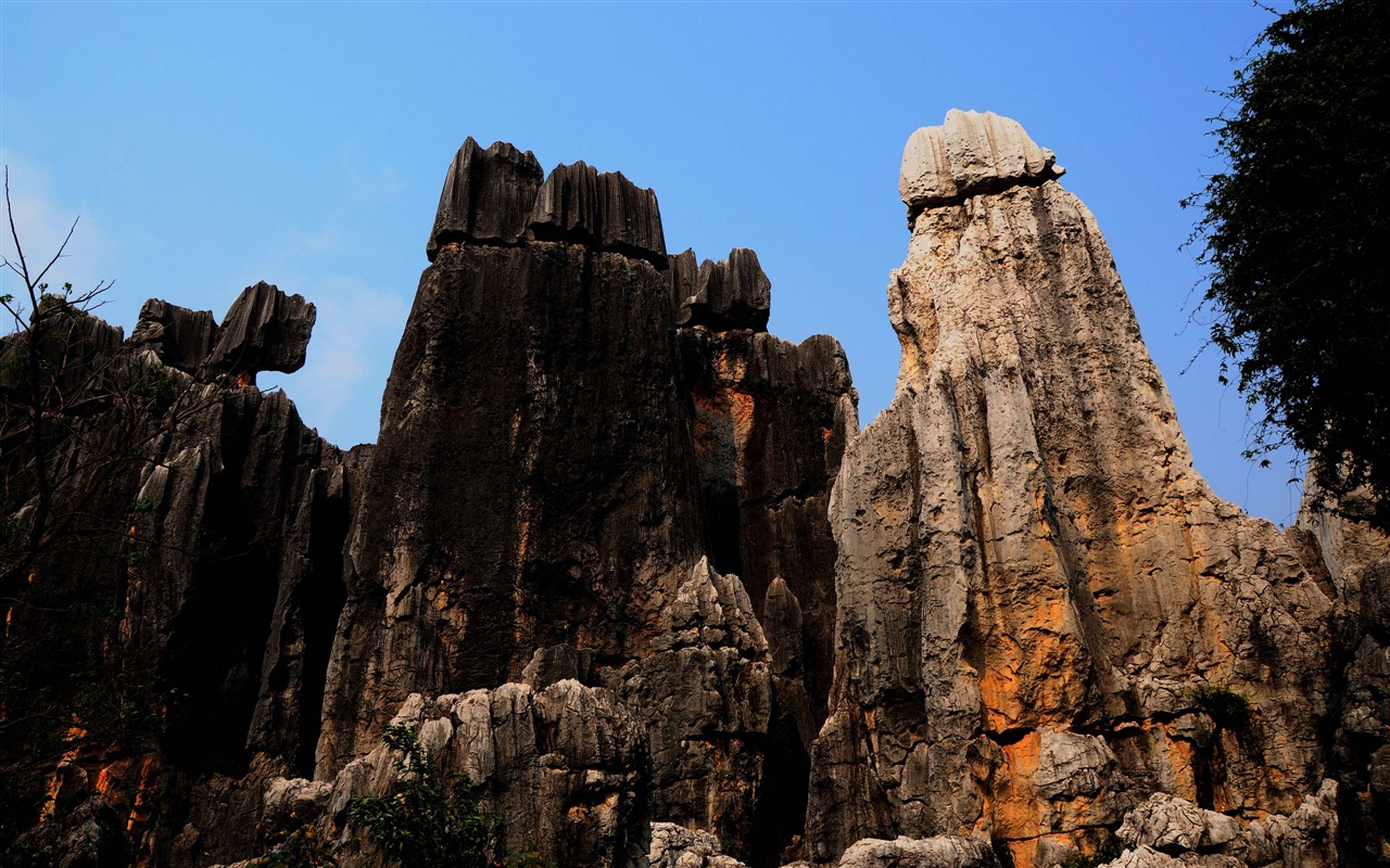 Каменный лес в провинции Юньнань линии (2) (работ киданей волка) #22 - 1280x800