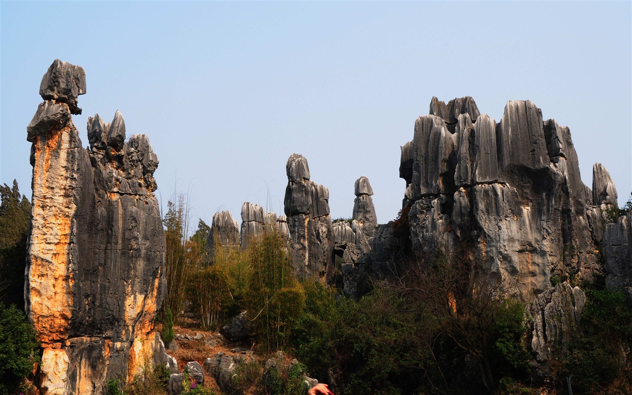 Каменный лес в провинции Юньнань линии (2) (работ киданей волка) #24 - 1280x800