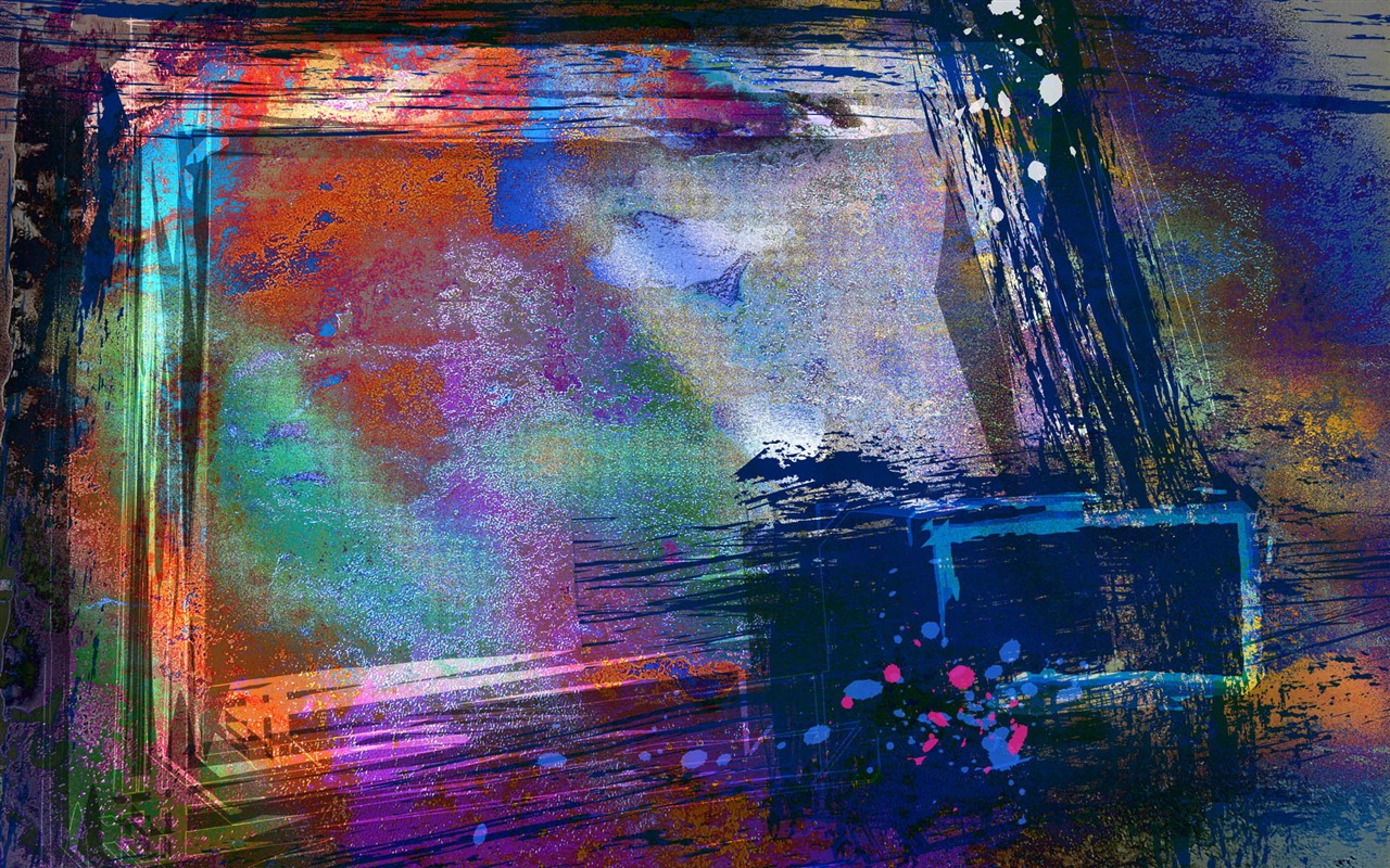 Colorful nepořádek na pozadí tapetu (1) #4 - 1280x800
