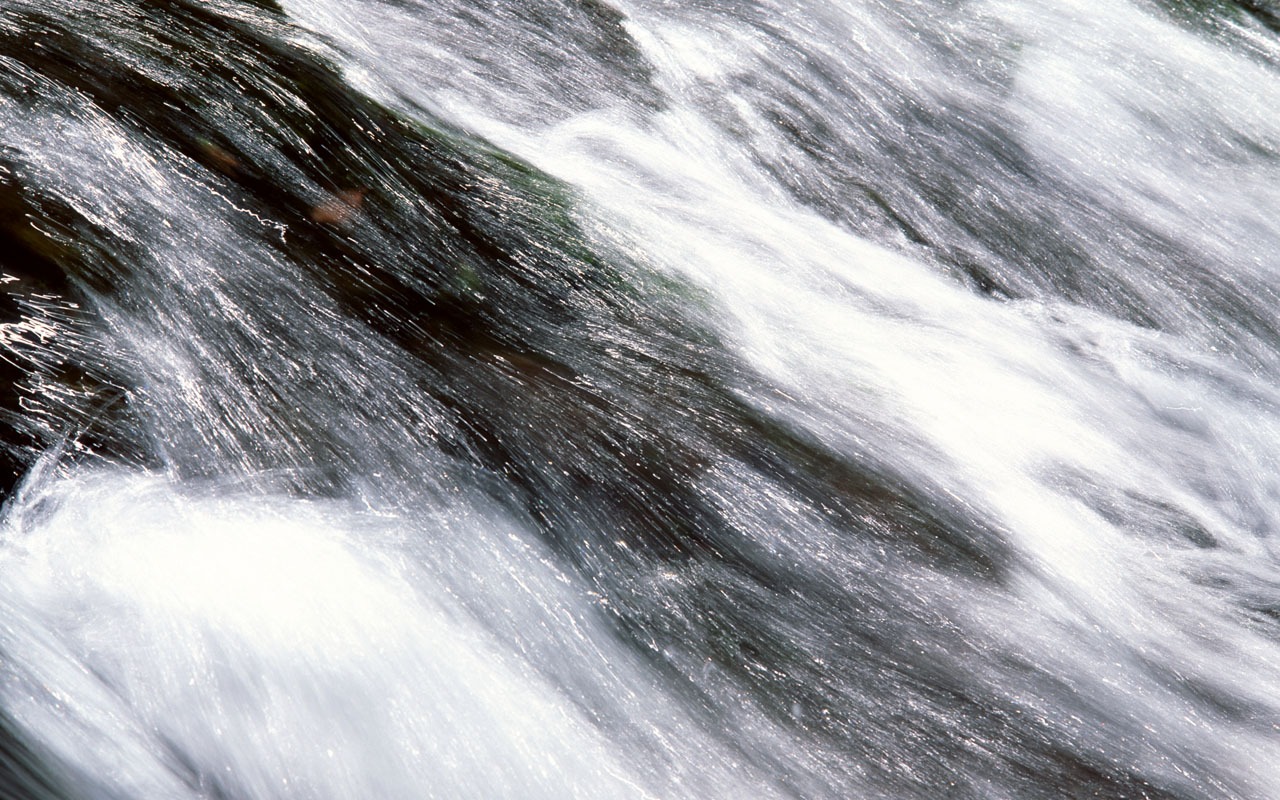 Waterfall streams wallpaper (1) #9 - 1280x800