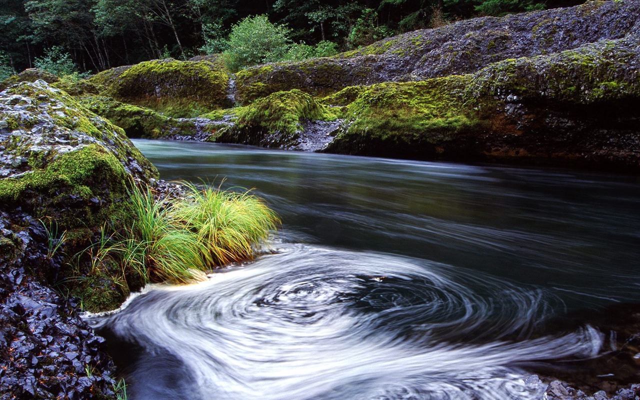 Waterfall-Streams Wallpaper (3) #19 - 1280x800