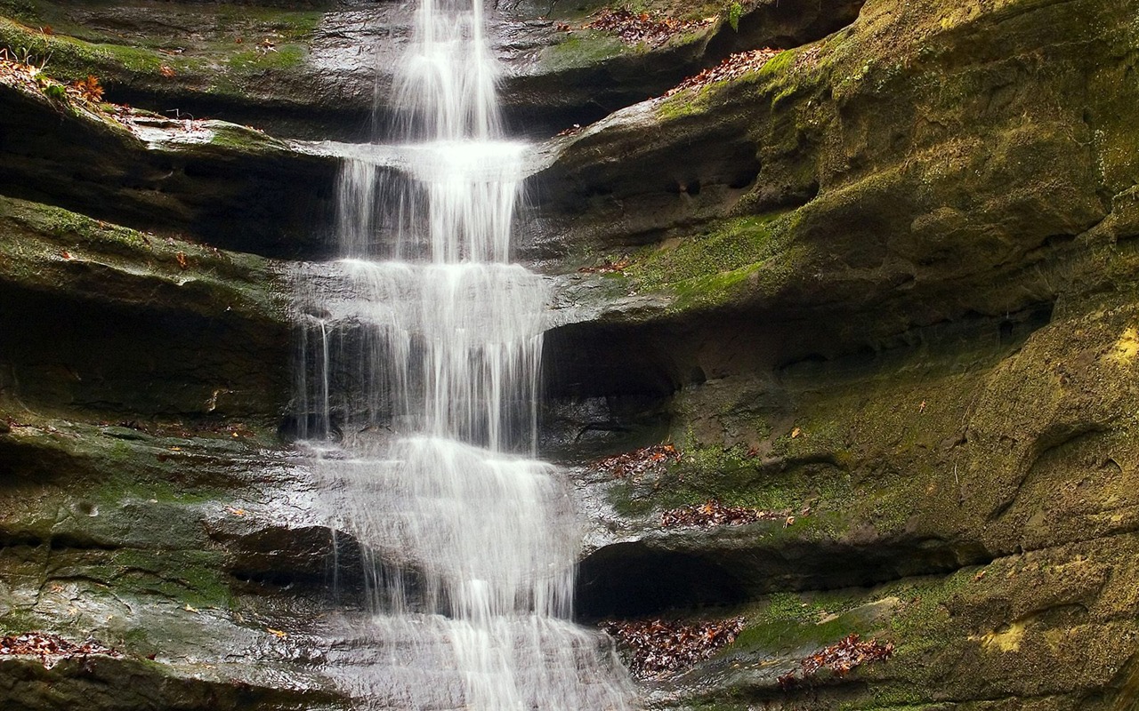 Waterfall-Streams Wallpaper (5) #8 - 1280x800